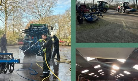 Werktuigen schoonmaakdag